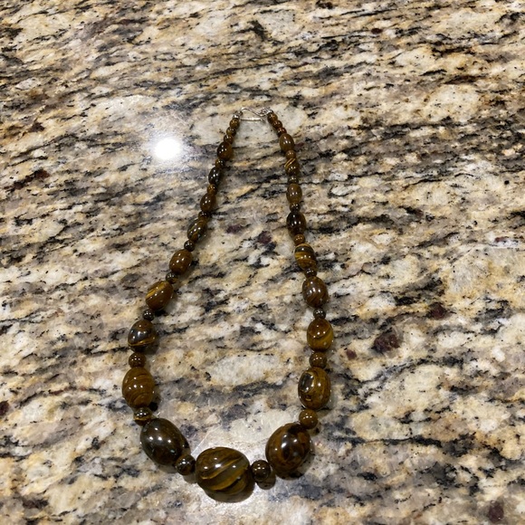 Necklace - Women’s Tiger’s Eye necklace - Picture 3 of 3